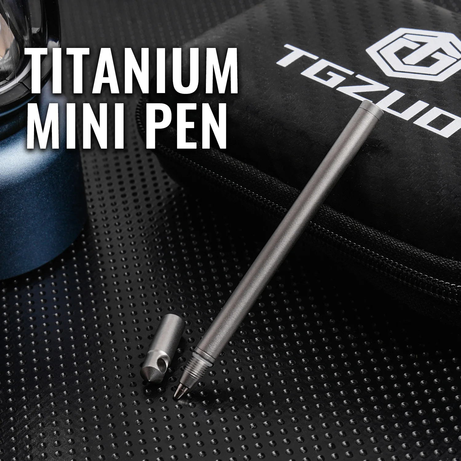 Mechanical pencil Titanium alloy pencil holder Metal pencil With pen clip And spare pencil lead Office/Student Stationery New