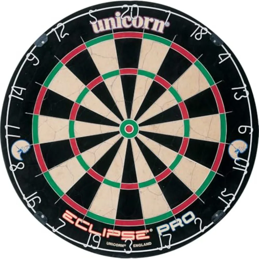 

Eclipse Pro and Ultra Championship Edition Bristle Steel Tip Dartboards - Ultra-Slim Wire, Staple-Free Bullseye-Increased Targe
