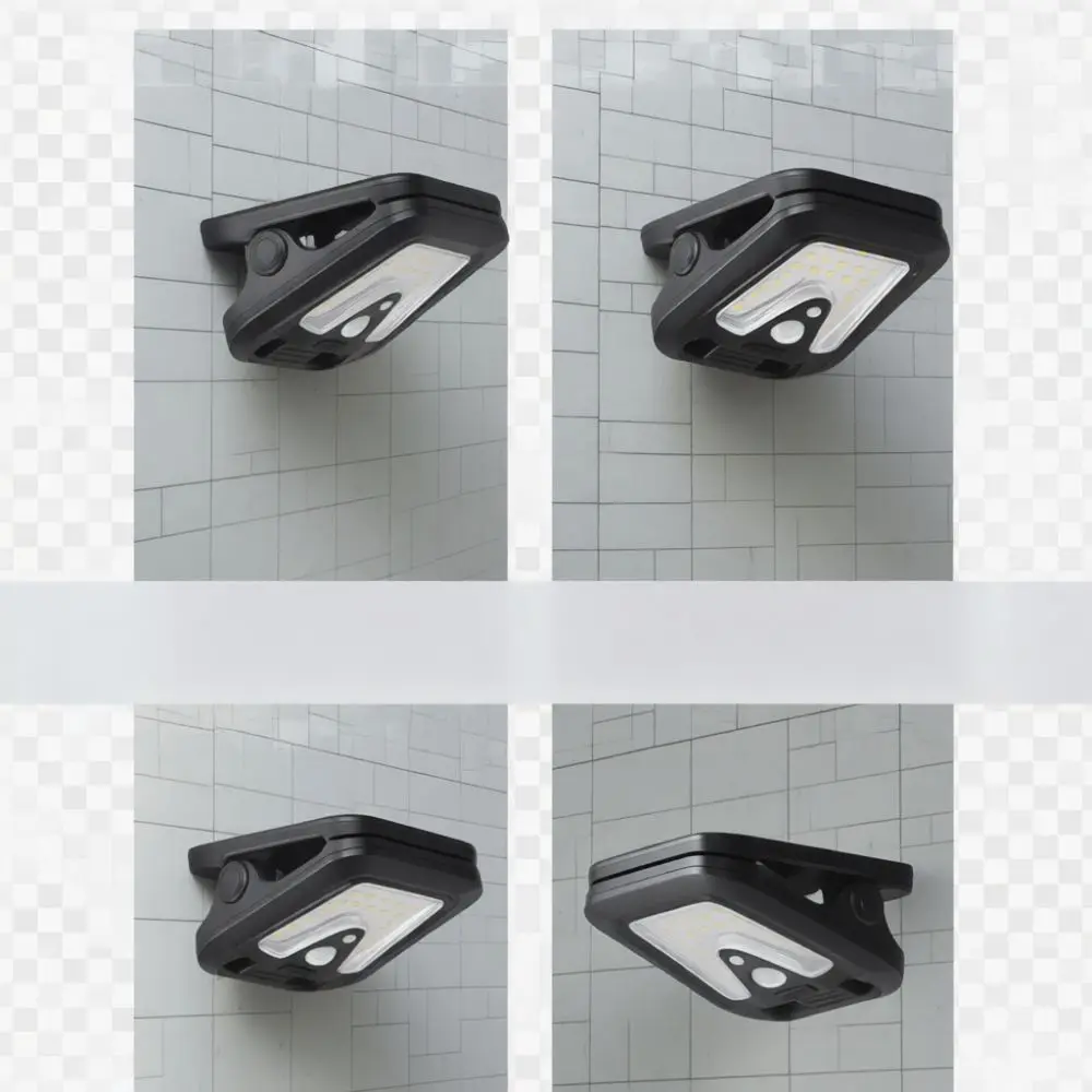 Portable LED Solar Clip Lamp Outdoor Lighting Garden Yard Decorative Path Motion Sensor Patio Camping Night Security Lights