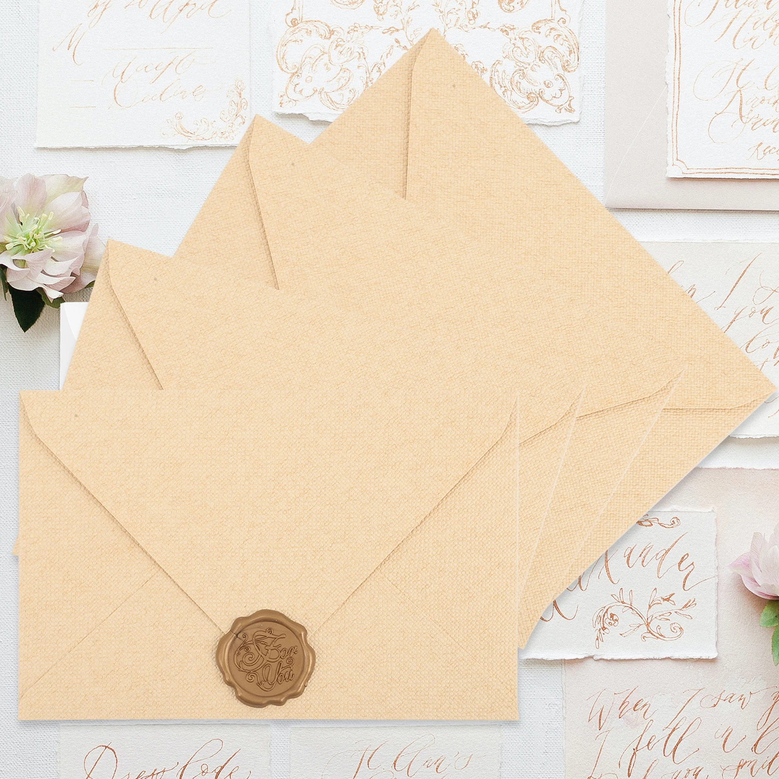 

6 Sets Vintage Envelope Wedding Decor Stationery Envelopes Paper Invitation Postcard
