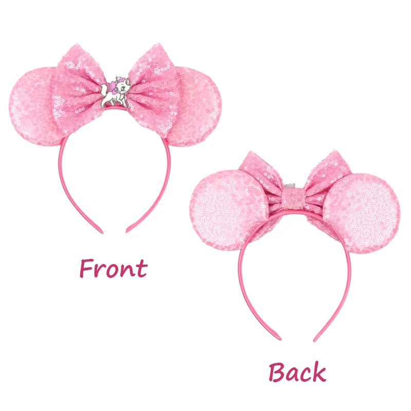 Kawaii Disney Marie Cat Headband Sequined 5\