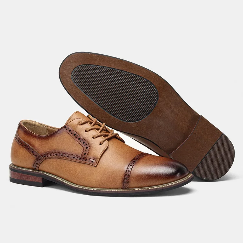 

Men's Formal Shoes High Quality Casual Leather Oes Luxury Cowhide Business Oes Handmade Oxford Dress Shoes Wedding Shoes for Men