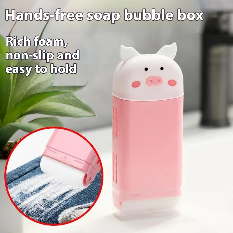 Recipientes de sabão versáteis para viagens e uso doméstico, com rolo de espuma de sabão, estojo de armazenamento para sabonete e itens essenciais para banheiro