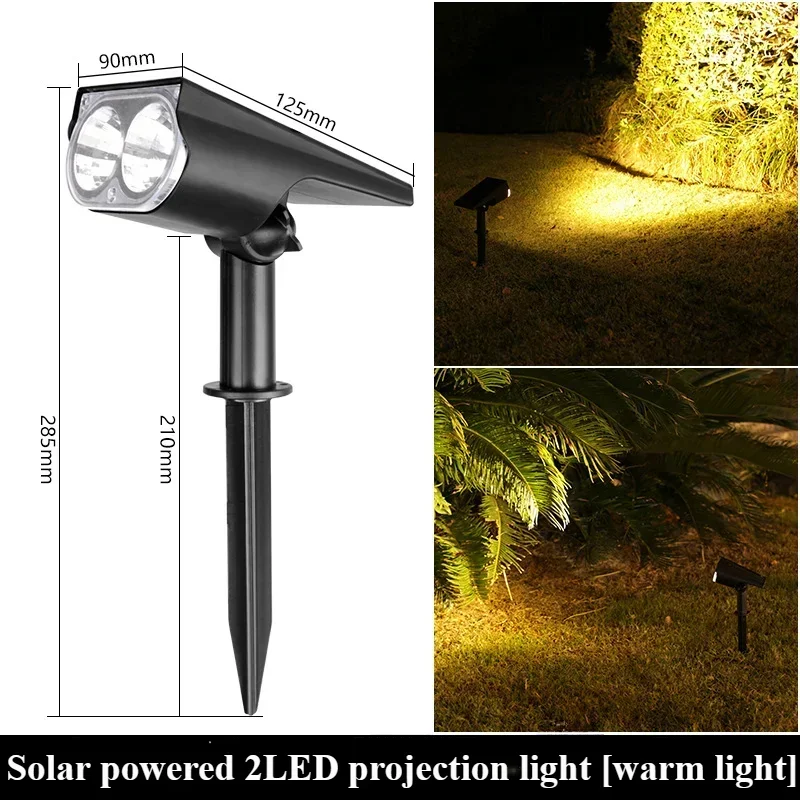 NEWBIRTH RGB Solar Landscape Spotlight 4