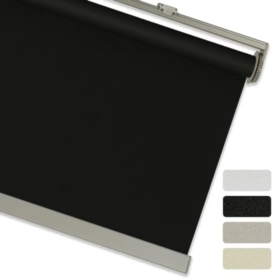 

Cordless Roller Shades for Windows out Blinds Light Blocking Same Color Both Sides Fabric Room Darkening Roller Shades Indoor H