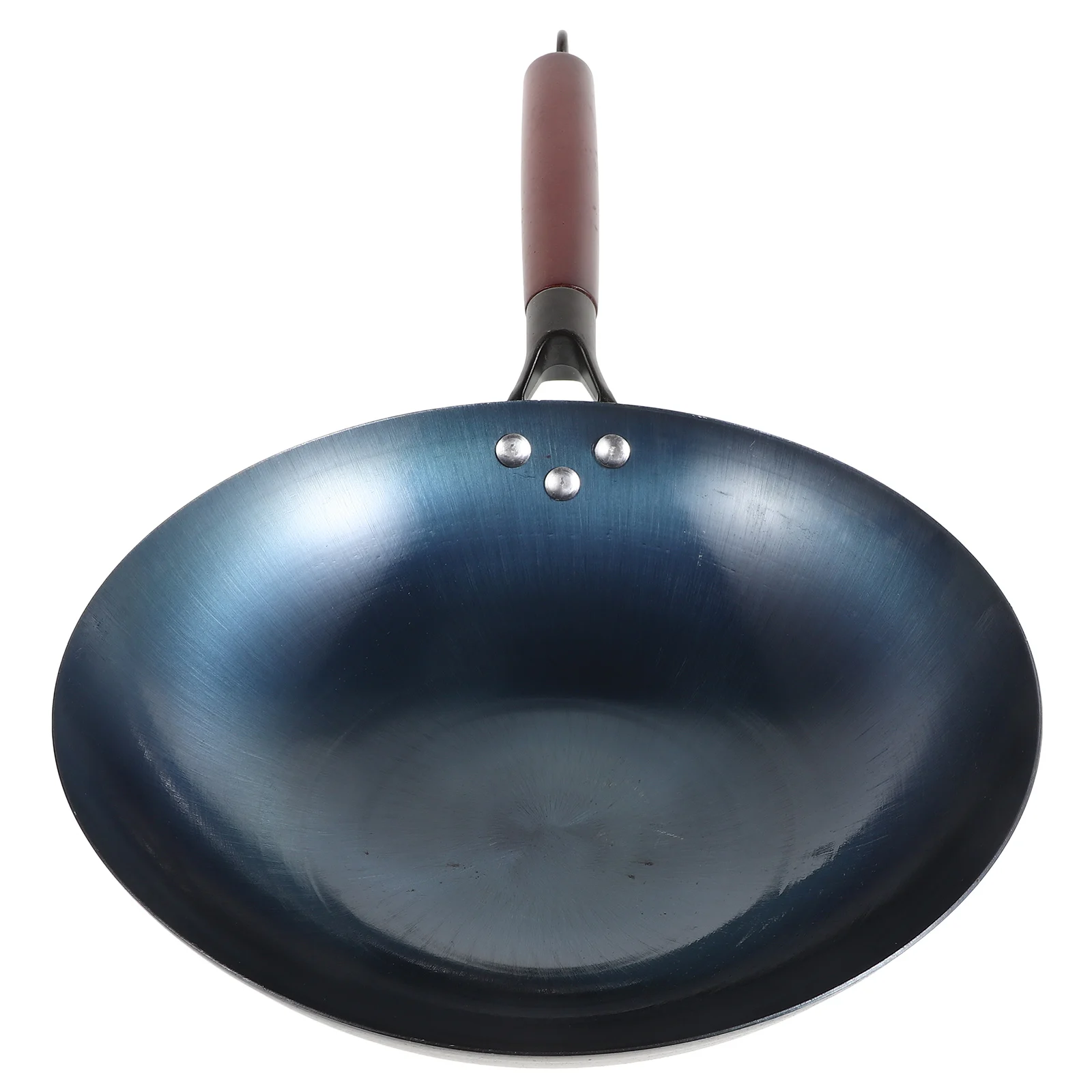 

Uncoated Iron Round Bottom Frying Home Cookware Kitchen Supplies Stove Gas Wok Pan For Gas Stove Wok Pan Easy Clean