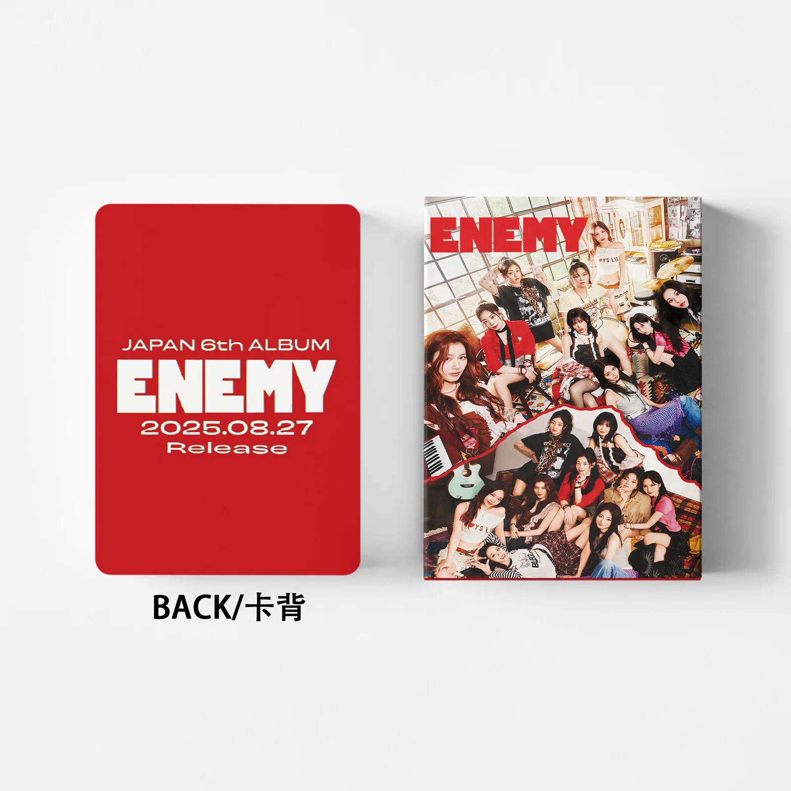 TWICE ENEMY 55 قطعة بطاقات 2025 S.Greetings مجموعة بطاقات الصور المحدودة مرة واحدة Merch KPOP المقتنيات شحن سريع مرتين سانا مومو
