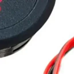 DC4-100V Digital Display Automotive Voltmeter With LED Round Voltage Power Meter Hand Tool Power Tool Accessories