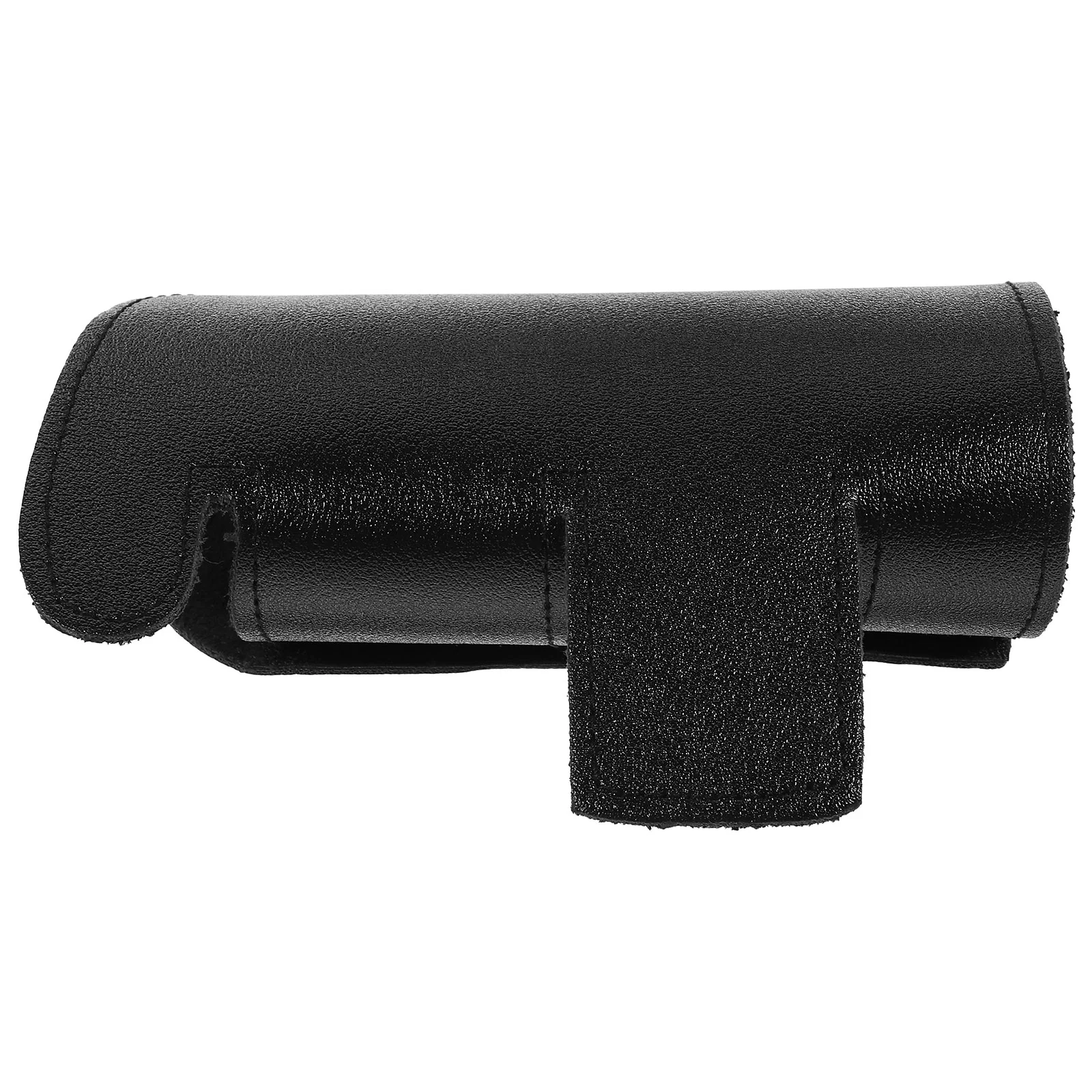 Clarinet Lyre B Flat Trumpet Instrument Piston Protective Cover Hand Pad (black) Instruments Guard Tuba Valve Oil Pu