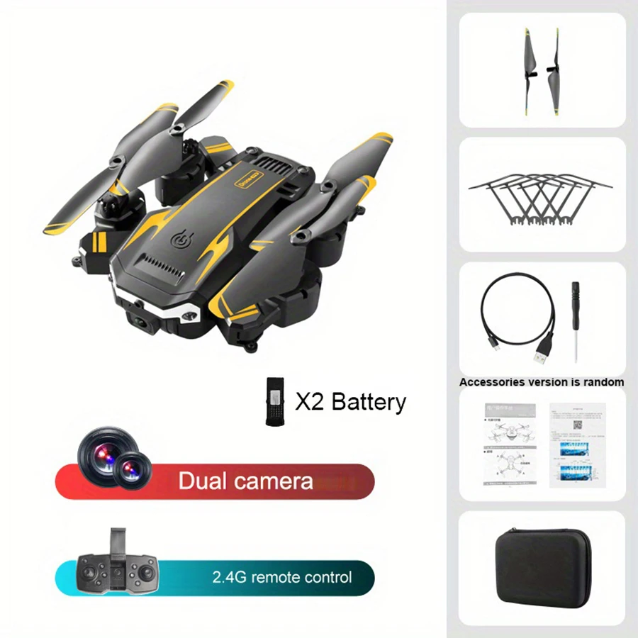 G6 Quadcopter Dobrável Profissional, Câmera Aérea Drone, Helicóptero de Controle Remoto, FPV, WiFi, Evitar Obstáculos Brinquedo, Presente, Novo, S6