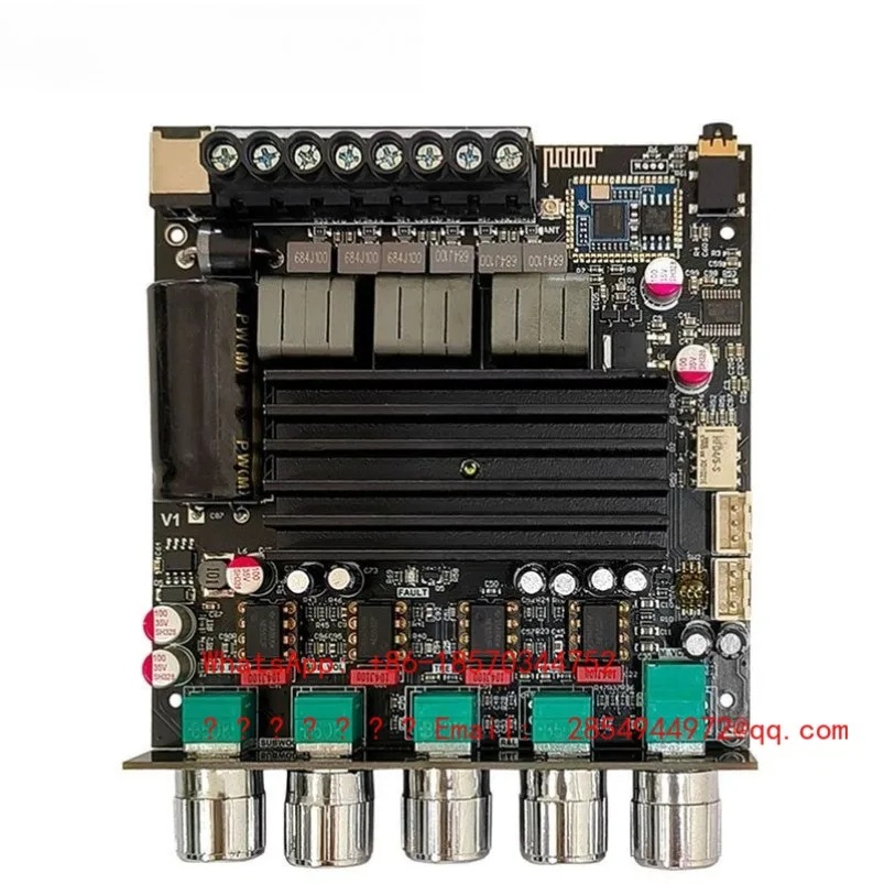 

ZK-APTX1 Qualcomm Bluetooth Digital Power Amplifier Board 2.1 Channel 100Wx2 + 200W Subwoofer
