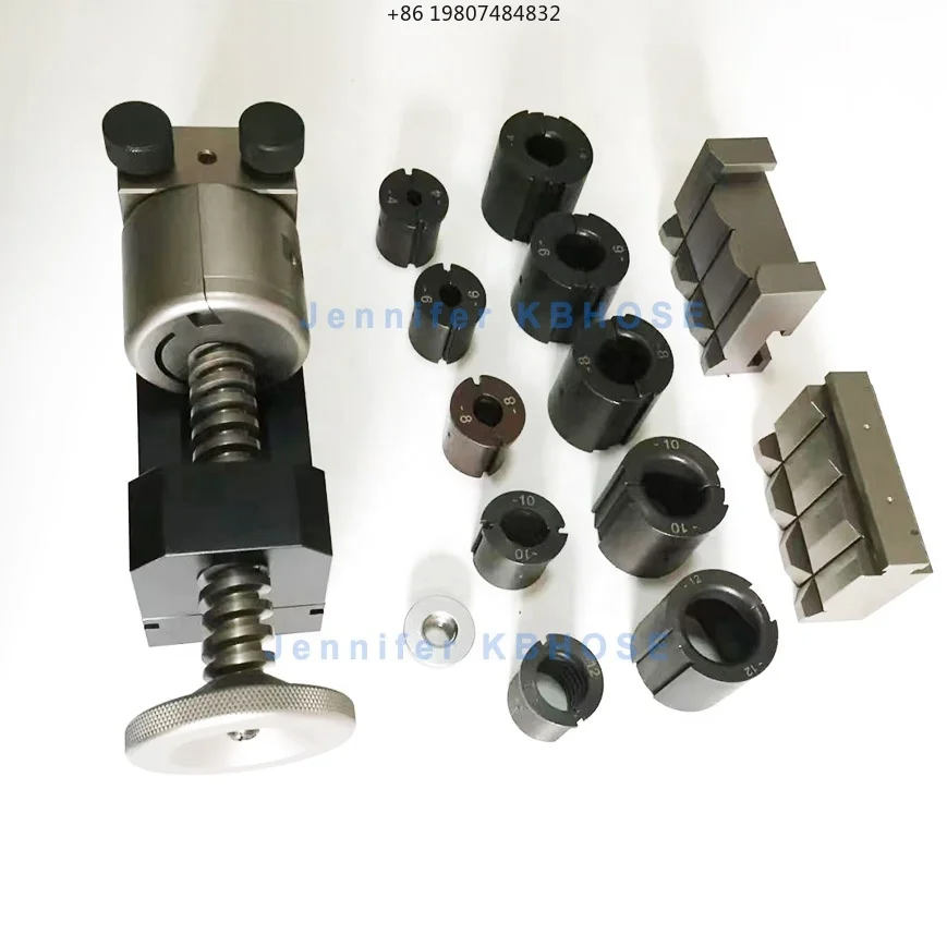 

Braided Rubber Hose & Fittings for Fuel Cooling System AN Hose Fitting Installation Tool Kit Set for Assembling Stainless Steel