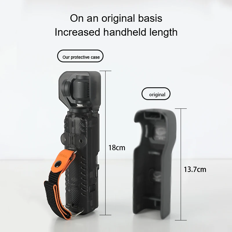 RCSTQ Protective Case For Dji Osmo Pocket 3 Screen Lens Tempered Film Gimbal Cover For Dji Pocket3 Action Camera Accessories