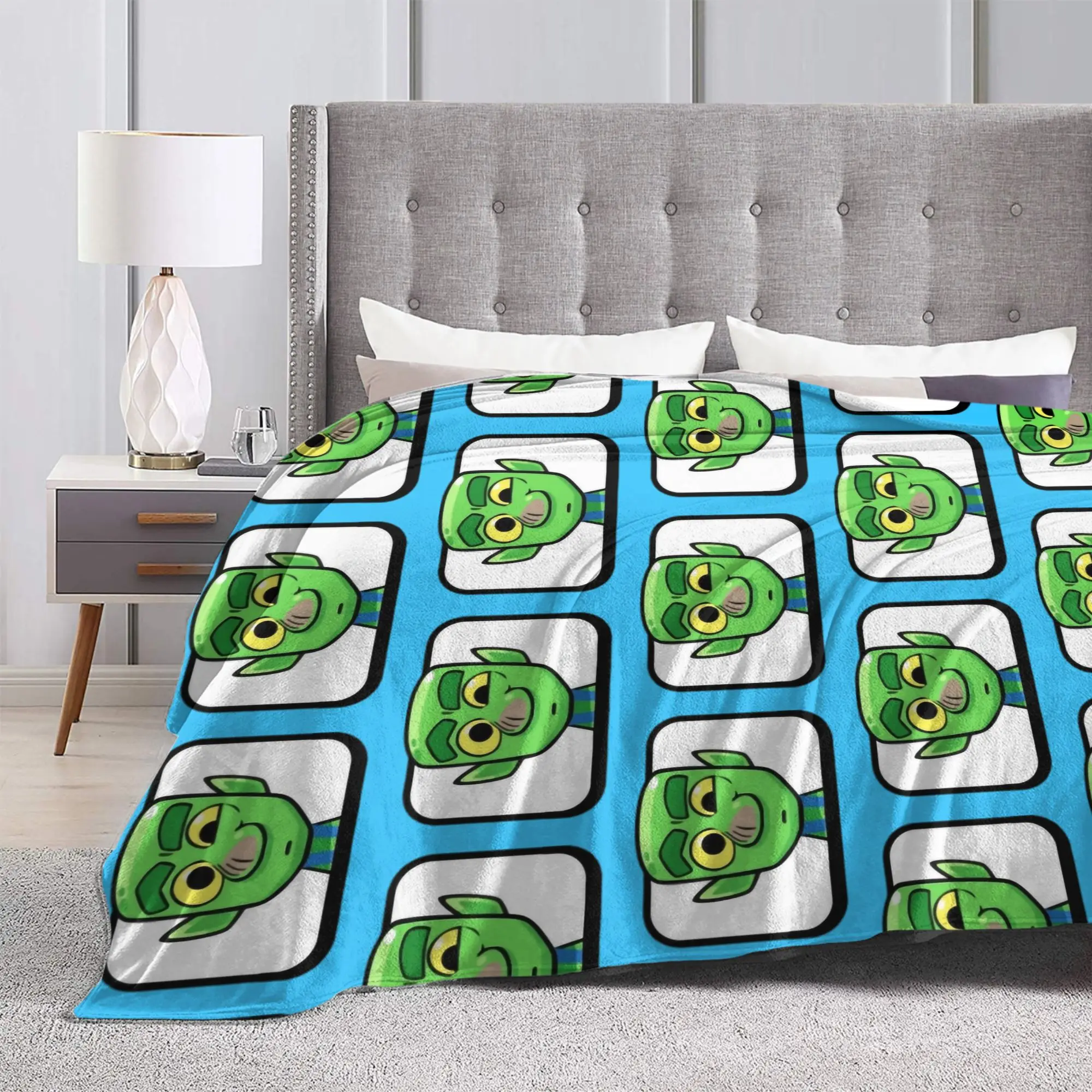 العين تويتش عفريت الصدامات رويالز بطانية الصوف الشتاء المحمولة سوبر لينة رمي البطانيات للسرير الأريكة لحاف #3