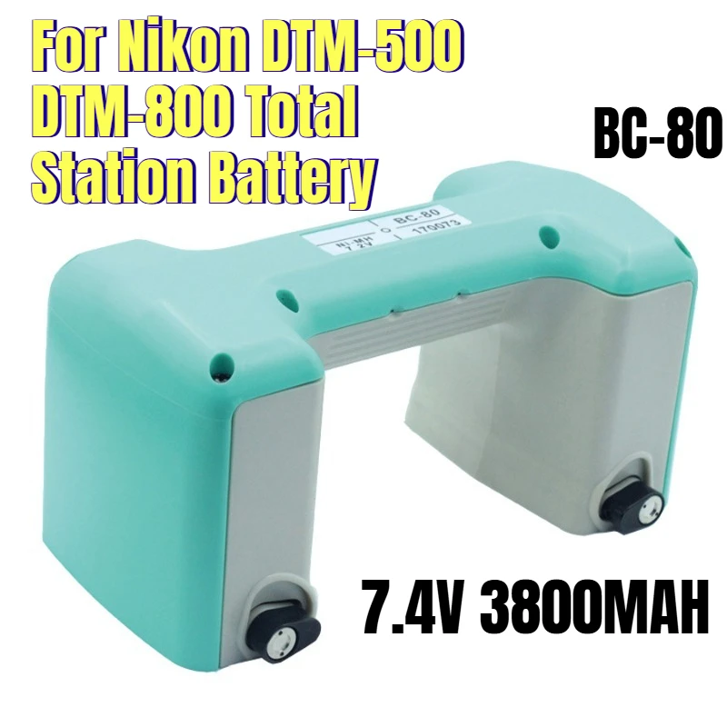 

7.4V 3800MAH for Nikon DTM-500 DTM-800 Total Station Battery BC-80
