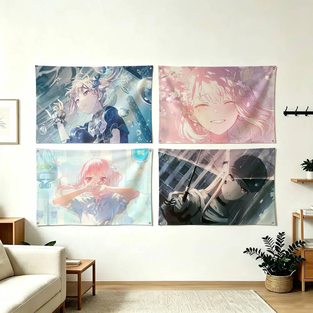 P-Project SEKAI M-Mizuki Akiyama Flag Suitable For Party Club Outdoor Interior Wall Decoration Banner Fans Gift