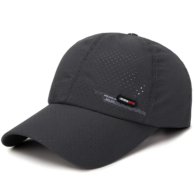 Sommer UV-Schutz Kappen für Herren Schnelltrocknend UPF 50+ Baseball Reise Sonnenkappe Modische Atmungsaktive Sonnenschutz Outdoor Anglerhüte