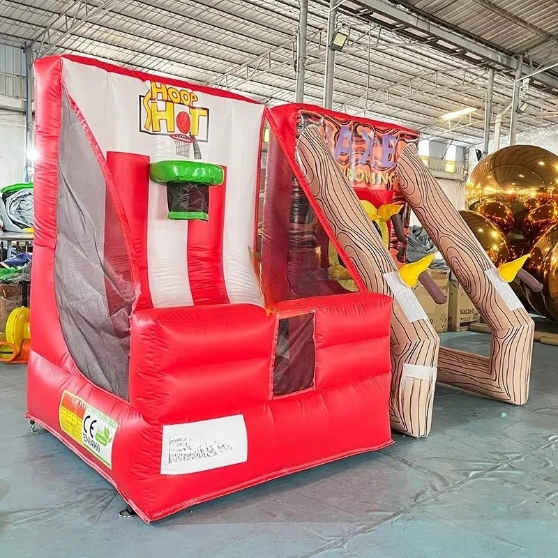 inflatable carnival game set, suitable for children and adults, high-strength PVC material, 5-year warranty, easy to install