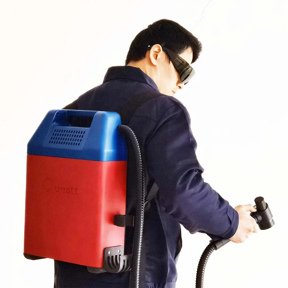 Hot Factory Supplier Mini 50W/100W Handheld Laser Cleaner Backpack Rust Removal Machine at Cheap Price for Clean Industries