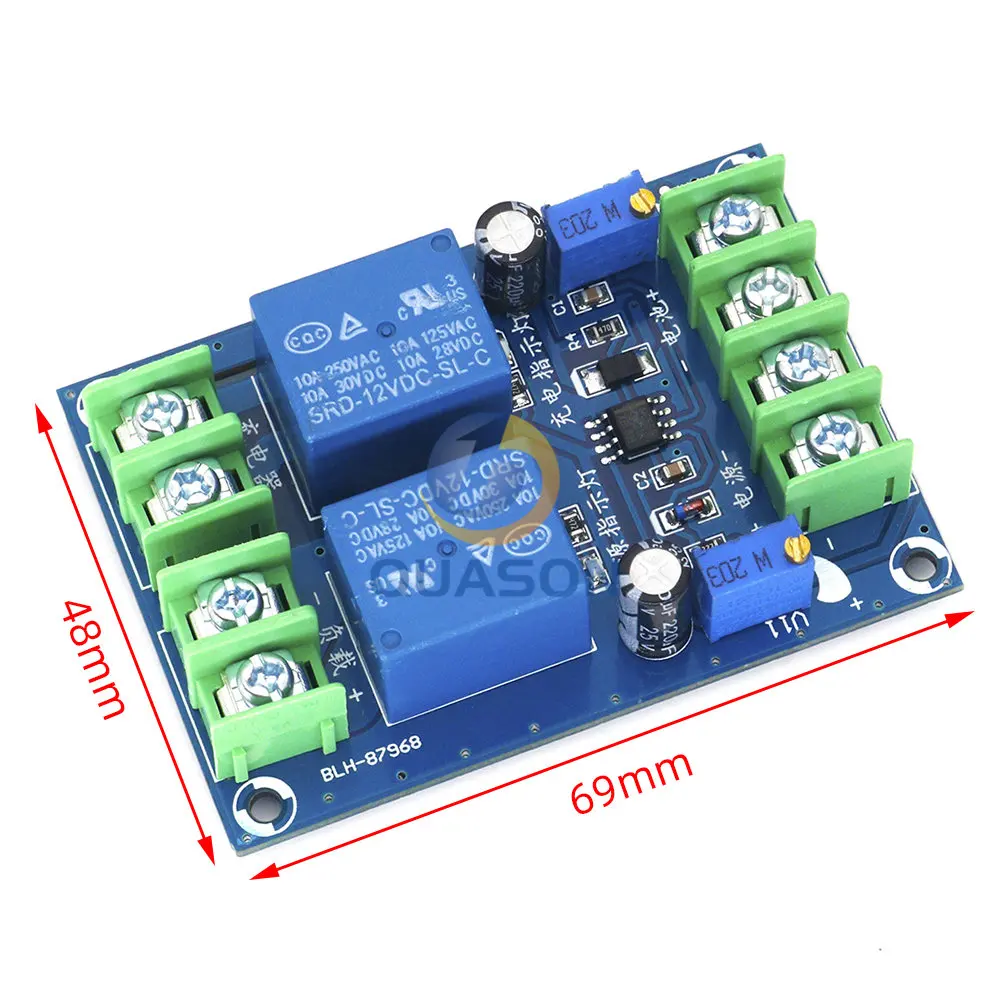 Power Module Automatische Power Schalt Modul DC12V 10A Schalter Modul Notfall Netzteil Lade Controller