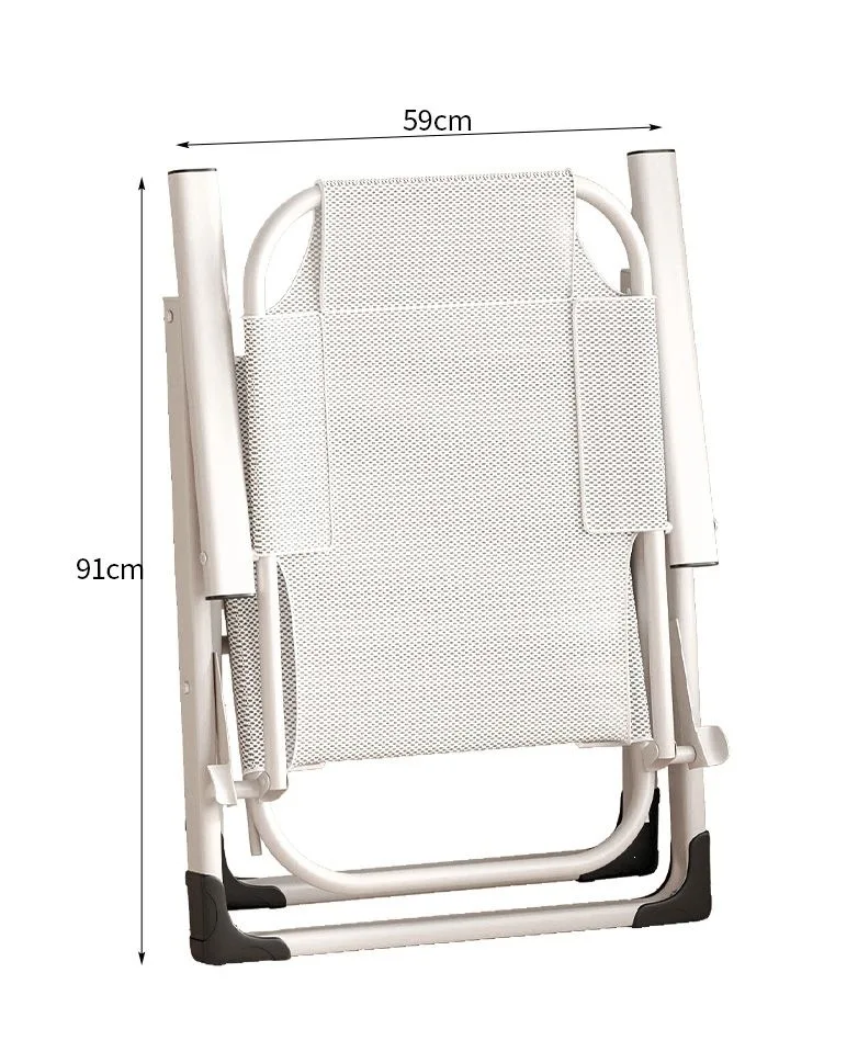 Foldable Recliner Chair Office Nap Dual-Purpose Chair Home Computer Chair Dorm Lazy Sofa Backrest Casual Chair