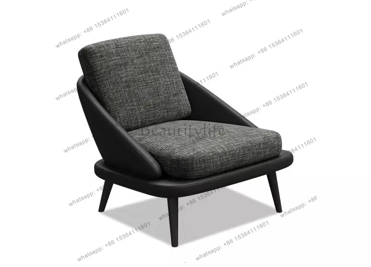 

PG Modern Light Luxury Reception Negotiation Single Sofa Hotel B & B Rest Area Room Sofa Chair