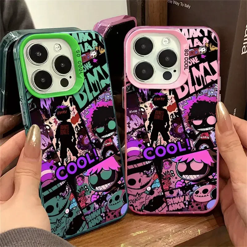 Fashionable cool kid high quality IMD phone case for iPhone 11 13 14 15 Pro Max 12 Mini 78 Plus XS XR SE