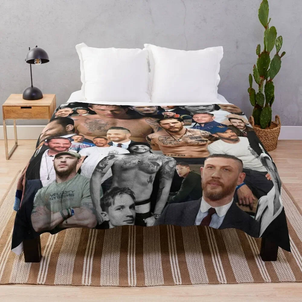 

Tom Hardy Throw Blanket Sofas Hairys bed plaid Thin Blankets