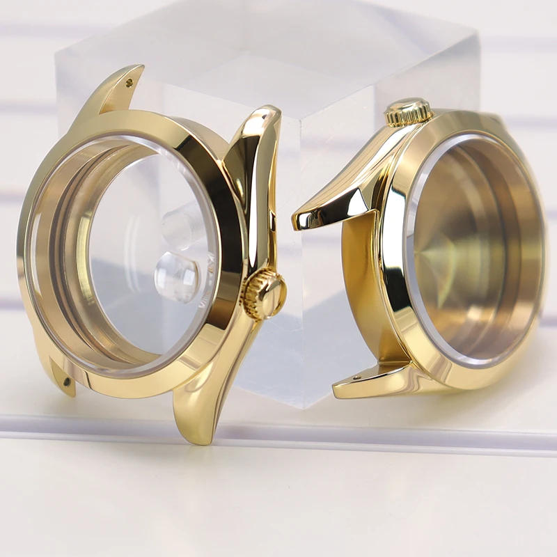 36mm 40mm Gold Luxus Herren Uhrengehäuse Teile Saphirglas für NH35 NH36/38 Miyota 8215 Uhrwerk 28,5mm Zifferblatt Bestseller Air King – Detail 7