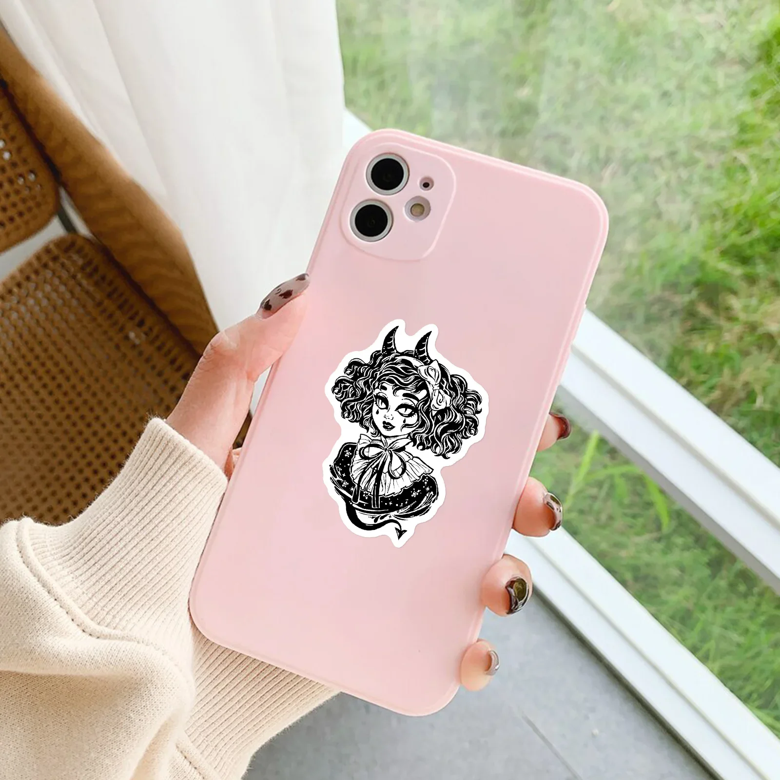 Cool Horror Skull Stickers Waterproof Gothic Decals for Phone Skateboard Guitar Laptop Car Motorcycle Helmet Halloween Decals