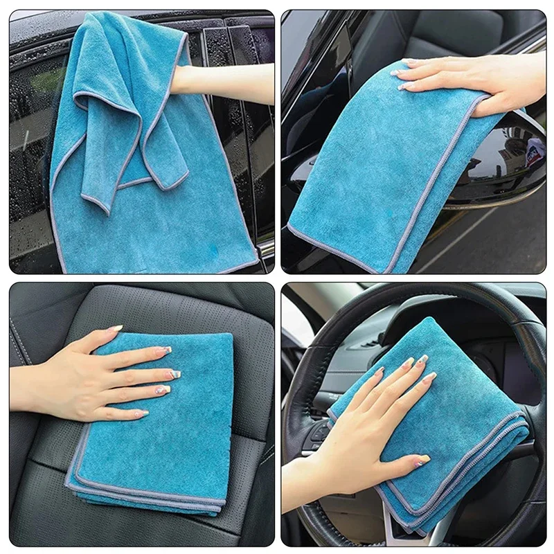 Cleaning Rag, Special Cloth for Car Cleaning and Car Wash, Care Cloth, Microfiber Towel, Lint-free, Durable Car Absorbent Towel