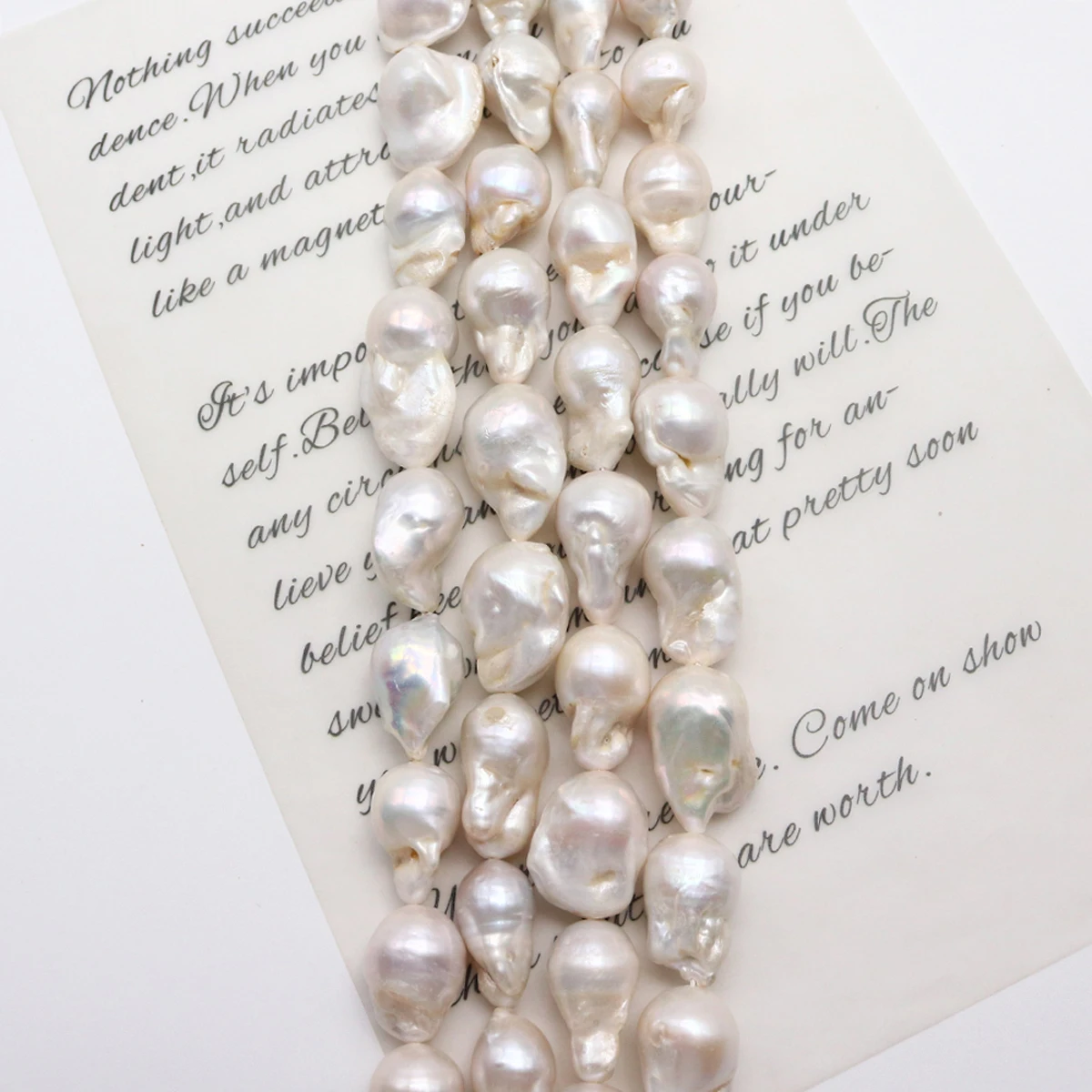 Natural Nuclear Cultured Pearls Irregular Loose Spaced Beaded Jewelry Making DIY Necklace Bracelet Accessories