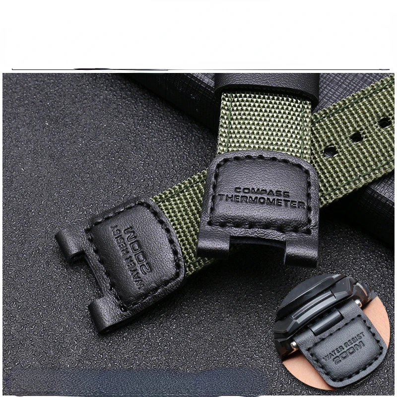 Nylon Watch Strap for Casio G-SHOCK Series Watch Strap GW-3500 3000 2000 2500 Modified Sports Watchband Accessories 24mm