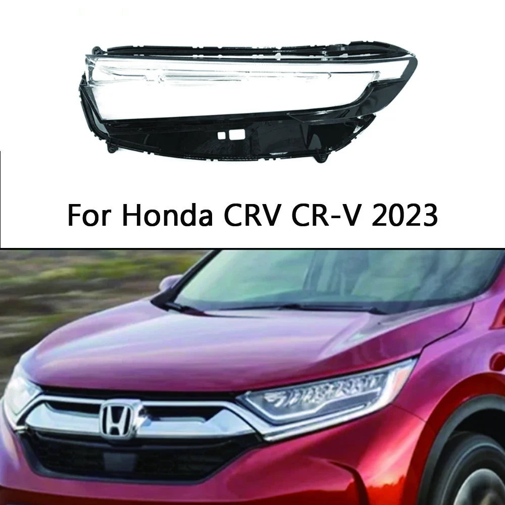 

For Honda CRV 2023 Headlight Cover Headlamp Shell Mask Transparent Lampshdade Lens Plexiglass Auto Replacement Parts