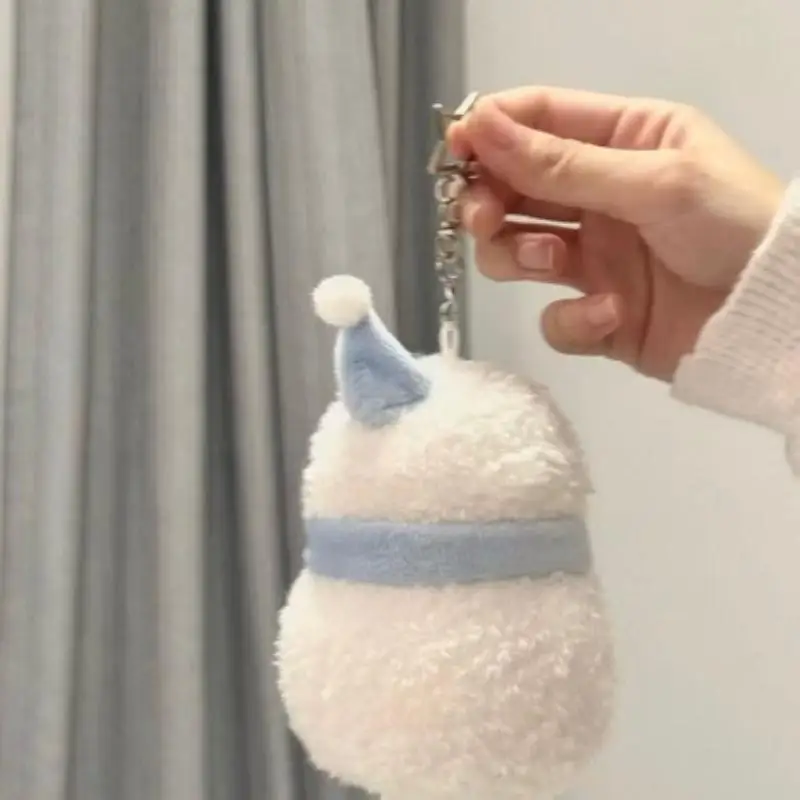 1Pc Schöne Cartoon Dichtung Schneemann Puppe Plüsch Anhänger Simulation Ozean Dichtung Schlüsselbund Rucksack Decor Weihnachten Geburtstag Geschenk