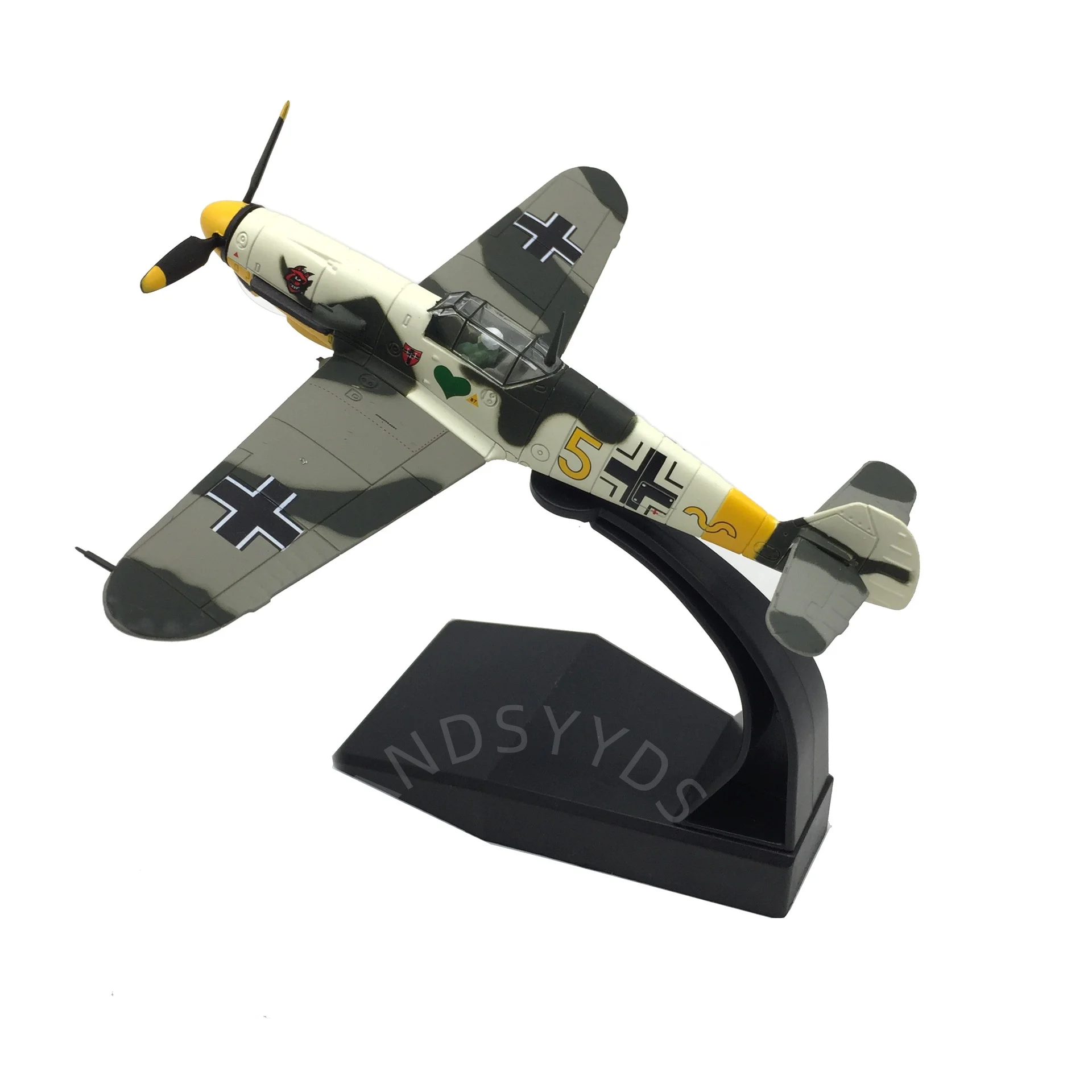 1/72 Scale Diecast Alloy Model German Fighter War Thunder BF109 Military Missile Bomber BF-109 Collect gifts