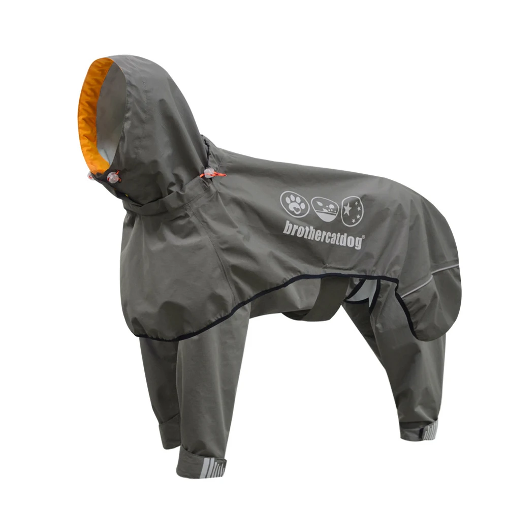 Waterproof Dog Raincoat Jumpsuit For Medium Large Dogs Rain Coat Outdoor Pet Clothes Puppy Doberman Labrador Husky Jacket