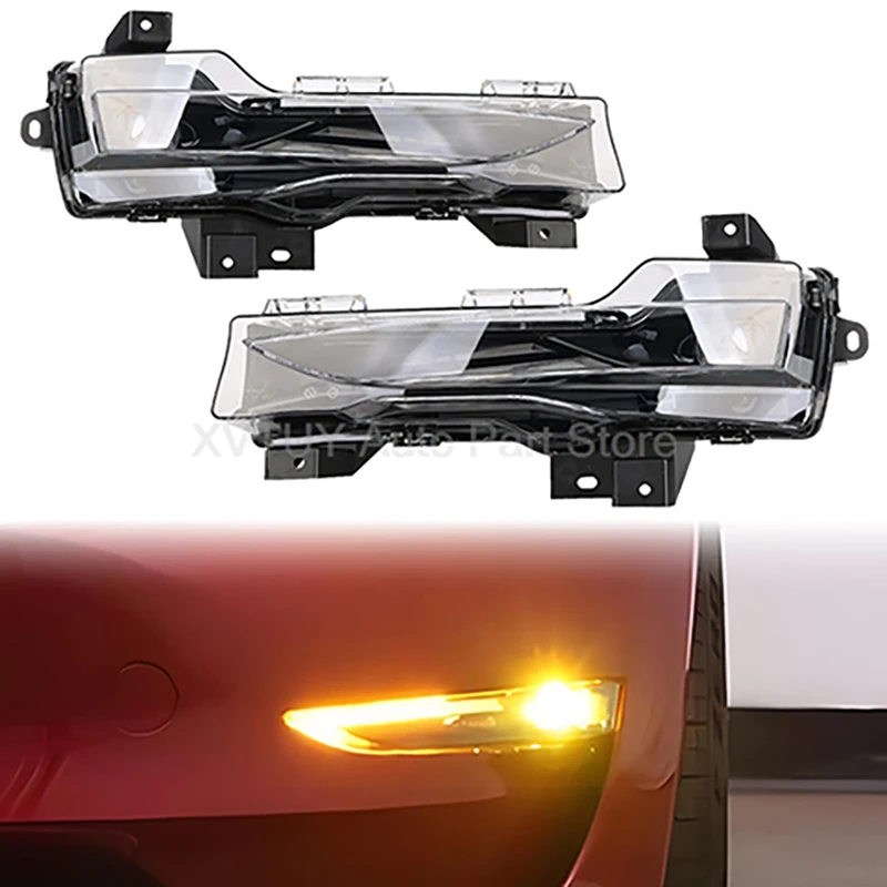 Fog Lamps For Tesla Model 3 Model Y Car Front Bumper Lights LED Assembly Headlights Sedan Auto Accessories Vehicle Supplies SUV