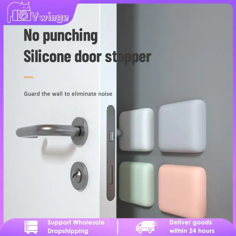 2023 Stopper Doorknob Wholesale Home Products Protection Pad Self Adhesive Accessories Tools Creative Mute Stickers Rubber Door