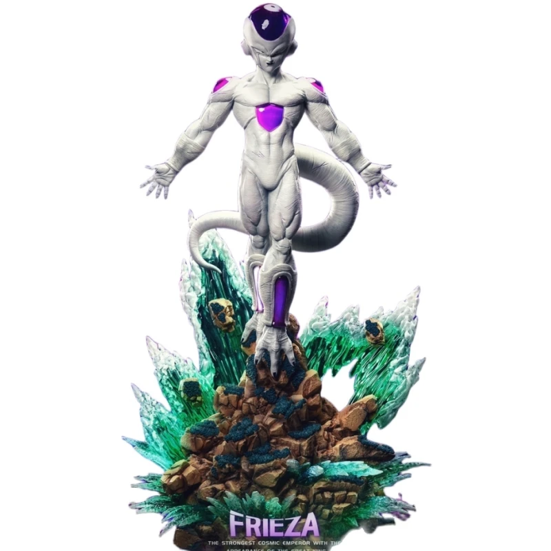 

75Cm Gk Du Studio Dragon Ball Z Frieza Anime Action Figure Limited Edition Luminous Garage Kit Statue Model Toys Gift