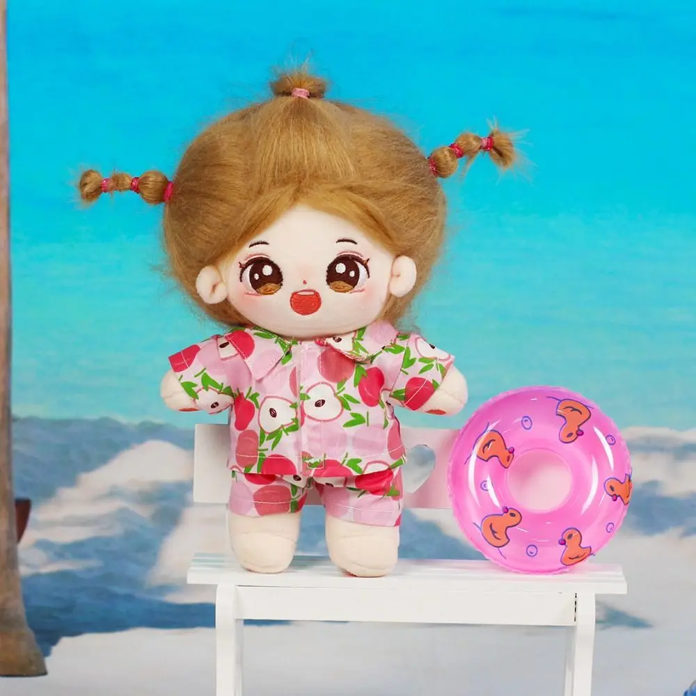

Mini Sleep Wear Doll Fruit Beach Pajamas Overall Clothes Toy Accessories 20cm Cotton Doll Clothes Mini Undercoat