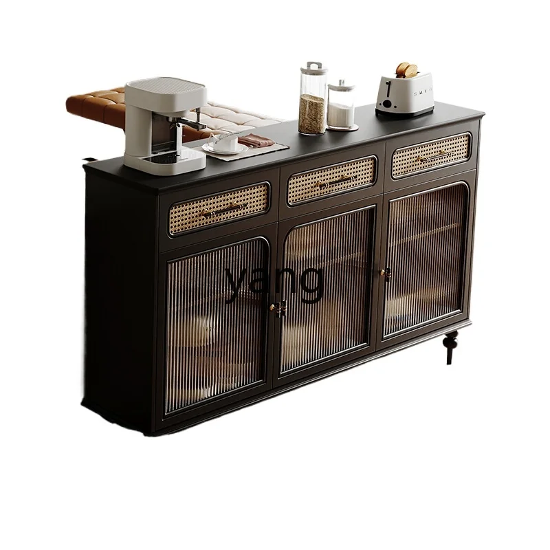 LTT dining side cabinet integrated against the wall, living room storage hall cabinet, dining room tea cabinet