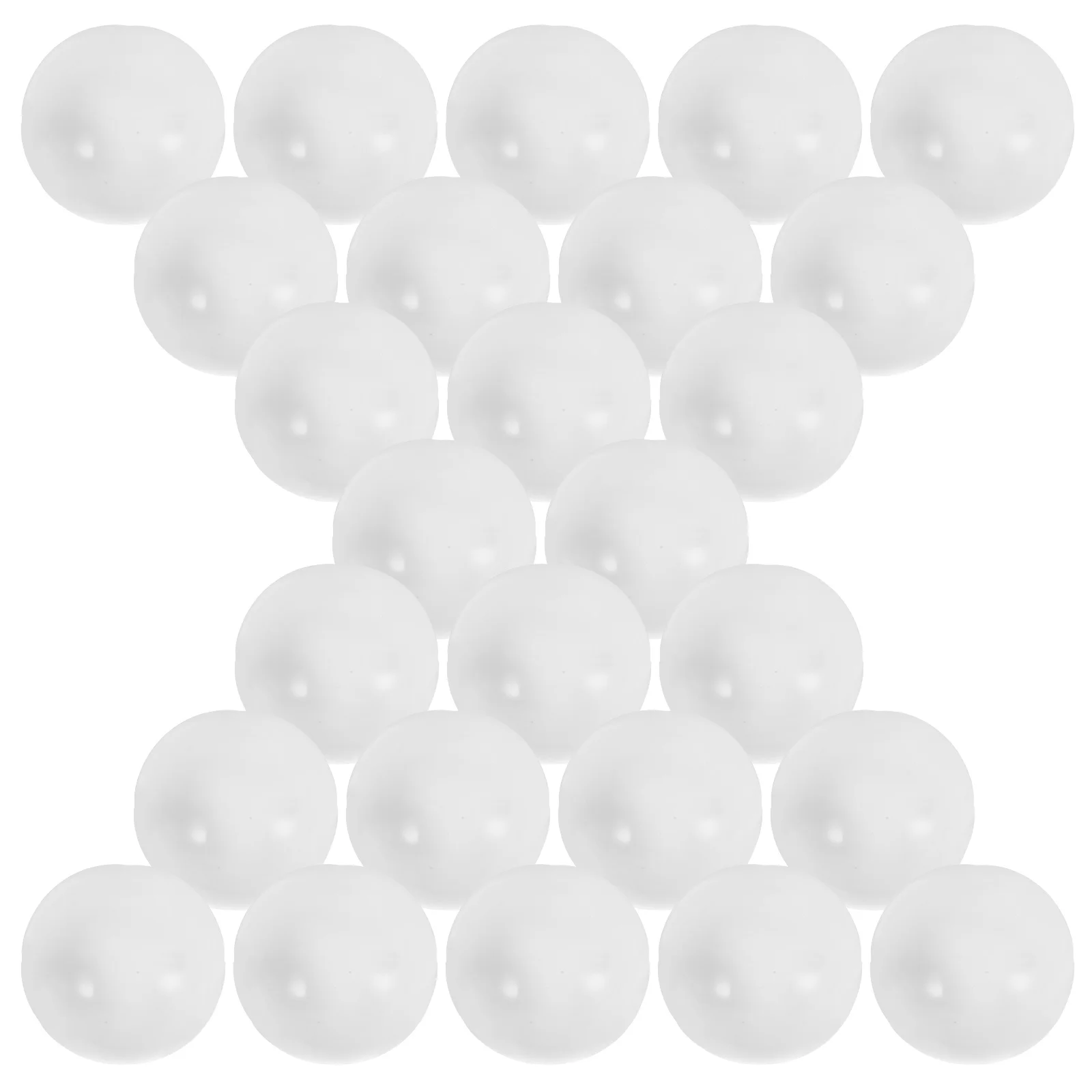 30 Pcs Lottery Ball Reusable Balls Soft White Lightweight Raffle Drawing Openable Party Game