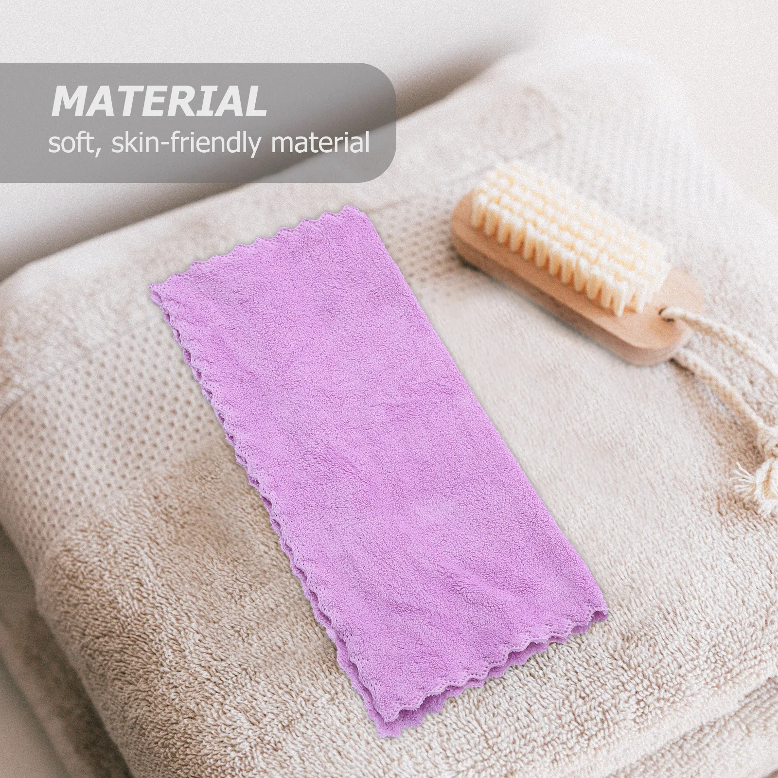 ผ้าเช็ดหน้าขนแกะปะการัง 8 ชิ้น ผ้าเช็ดตัวซับน้ำได้ดี เป็นมิตรกับผิว ผ้าทำความสะอาดนุ่ม ทนทาน