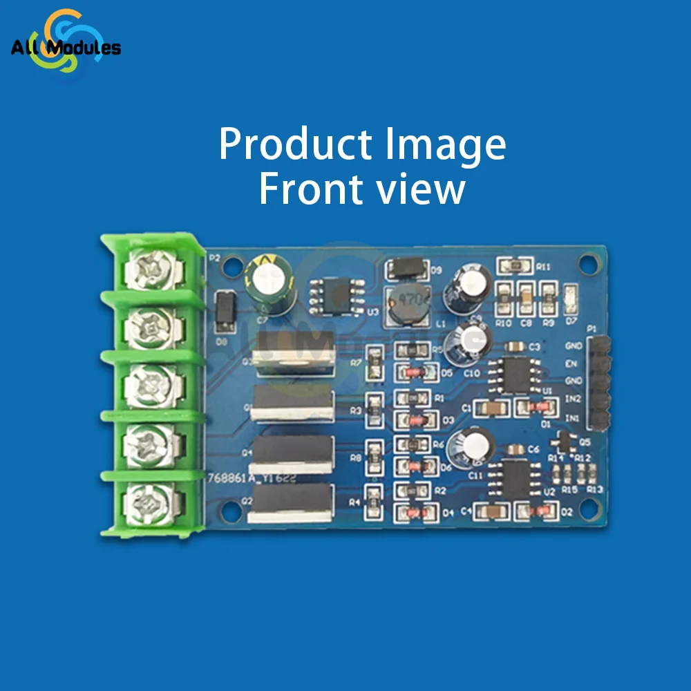 170W High-power H-bridge Motor Drive Module Nmos With Emergency Brake Forward And Reverse 5-30V Motor Module