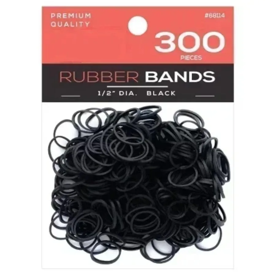 الأربطة المطاطية - أسود - 300 قيراط