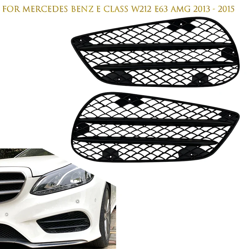 

Для Mercedes Benz E Class W212 E350 E400 E550 AMG Line 2013 2014 2015 автомобильный передний бампер Нижняя решетка противотуманная стандартная крышка