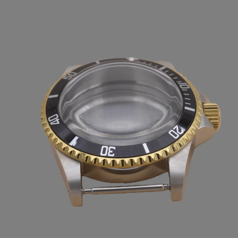

GMT silver gold watch case, 28.5 diameter dial, suitable for HN35 and HN36 yacht designs, watch accessories