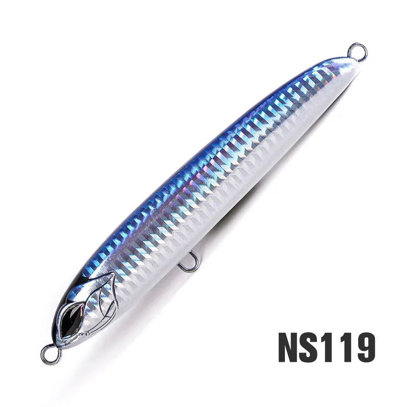 NOEBY Stickbait Heavy Sinking Pencil 115 mm 64 g 130 mm 81 g Angelköder Künstliche harte Köder für Wolfsbarsch-Thunfisch-Angelköder 10