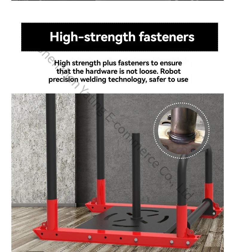 Sled push-pull vehicle commercial track and field weight-bearing running resistance energy training private teaching equipment